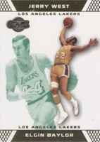 2007-08 Topps Co-Signers - Elgin Baylor/Jerry West #49
