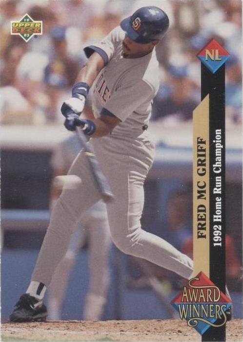 Upper Deck 1993 - Fred McGriff #496