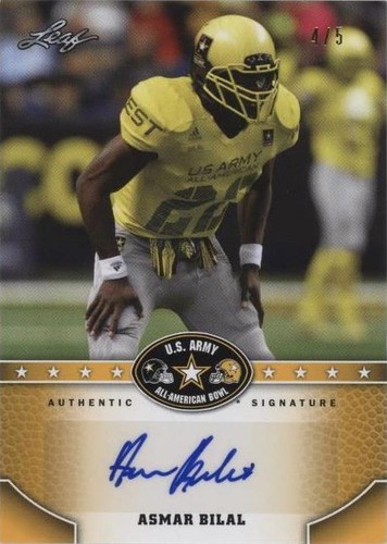 2015 Leaf U.S. Army All-American Bowl Asmar Bilal #BA-AB1