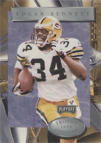 1996 Playoff Trophy Contenders Edgar Bennett #34