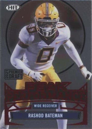 2021 Sage Premier Draft Rashod Bateman #PK-RB
