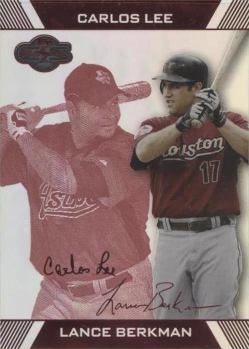 2007 Topps Co-Signers - Carlos Lee Lance Berkman #54