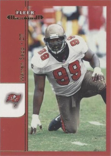 2002 Fleer Maximum Warren Sapp #25