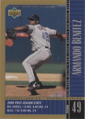 2000 Upper Deck Subway Series - Armando Benitez #NY16