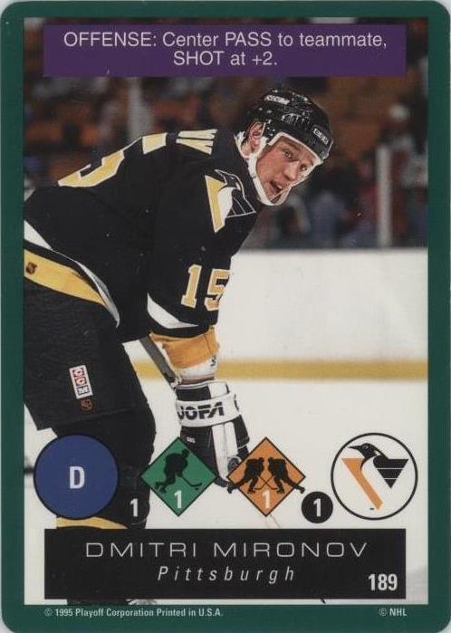 1995-96 Playoff One on One Challenge - Dmitri Mironov #189