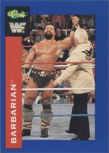 1991 Classic WWF Superstars - Barbarian #62