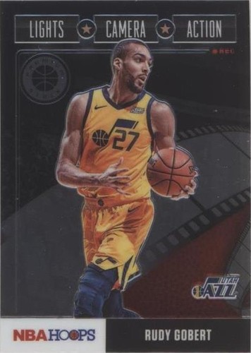 2024-25 NBA Hoops Rudy Gobert Premium Stock Green Prizm #156