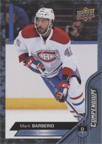 2016-17 Upper Deck Compendium - Mark Barberio #437