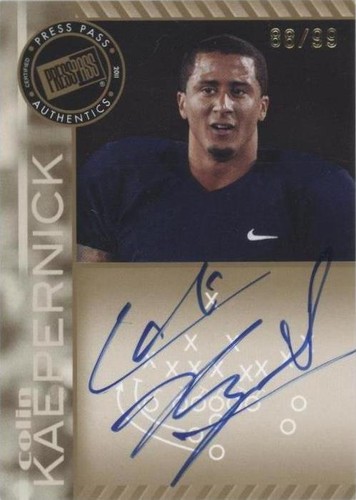 2011 Press Pass Colin Kaepernick #PPS-JW