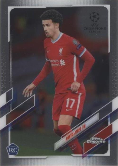 2020-21 Topps Chrome UCL Curtis Jones #6