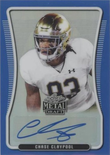 2020 Leaf Metal Draft Chase Claypool #BAP-CC1