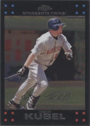 2007 Topps Chrome - Jason Kubel #220