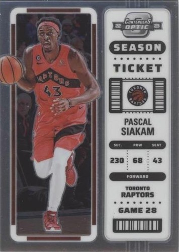 2022-23 Panini Contenders Optic - Pascal Siakam #9