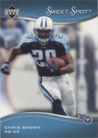 2005 Upper Deck Sweet Spot Chris Brown #97