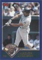2003 Topps Traded & Rookies - Marlon Anderson #T8