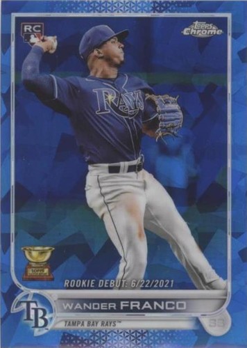 2022 Topps Chrome Update Series Sapphire Edition - Wander Franco #US42