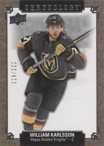 2019-20 Upper Deck Chronology - William Karlsson #119