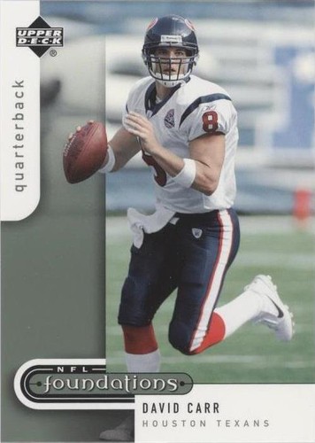 2005 Upper Deck NFL Foundations David Carr #36