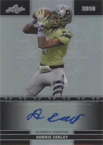 2016 Leaf U.S. Army All-American Bowl Donnie Corley #33