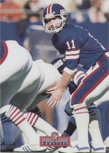 1992 Pro Line Profiles Phil Simms #344