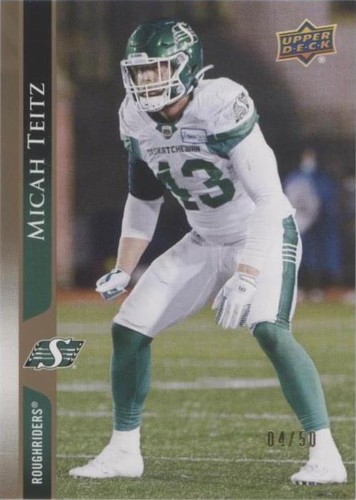 2021 Upper Deck CFL Micah Teitz #81