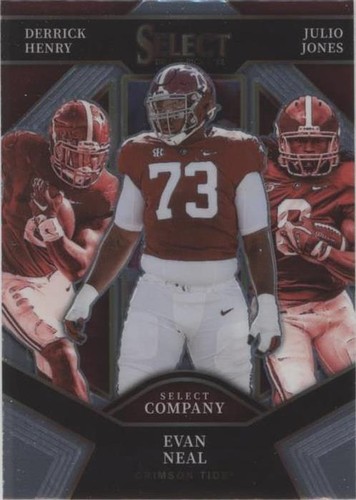 2022 Panini Select Draft Picks Derrick Henry Evan Neal Julio Jones #SC-BAMA