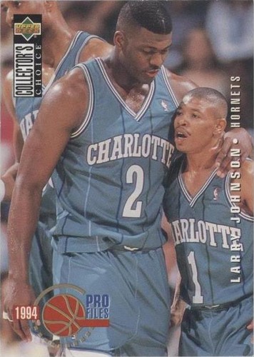 1994-95 Upper Deck Collector's Choice International - Larry Johnson #206