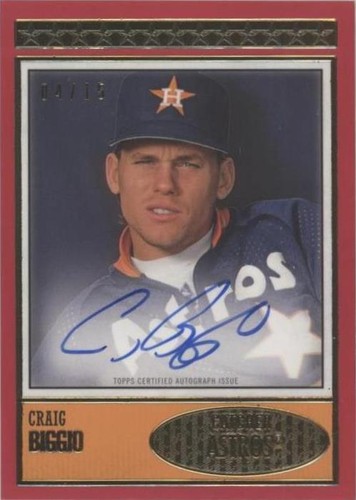 2018 Topps Brooklyn Collection - Craig Biggio #BC1-CB