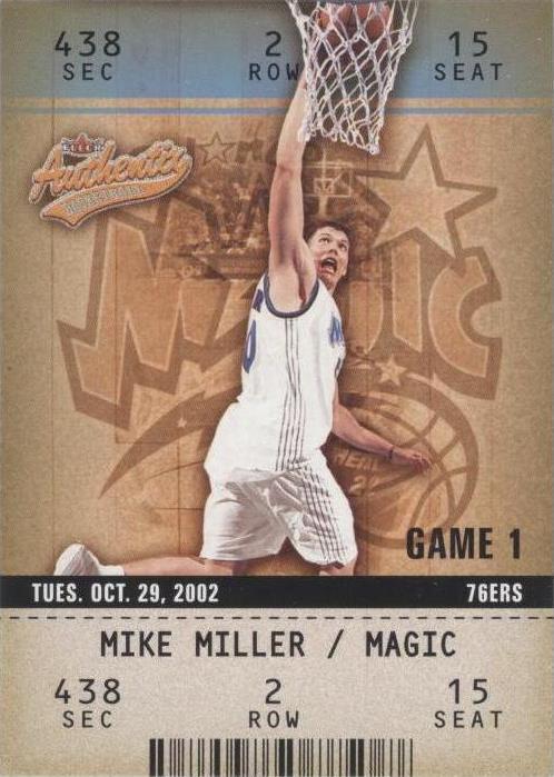 2002-03 Fleer Authentix - Mike Miller #73