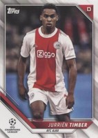 2021-22 Topps UCL Collection Jurrien Timber #98