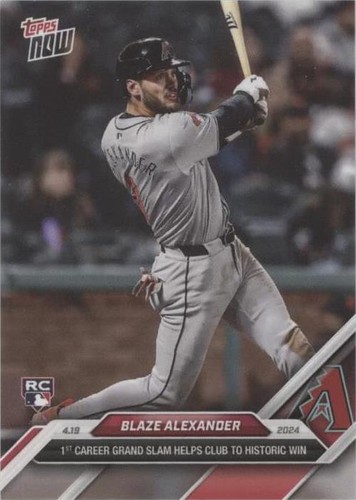 2024 Topps Now - Blaze Alexander #100