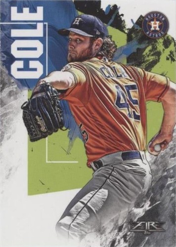 2019 Topps Fire - Gerrit Cole #82