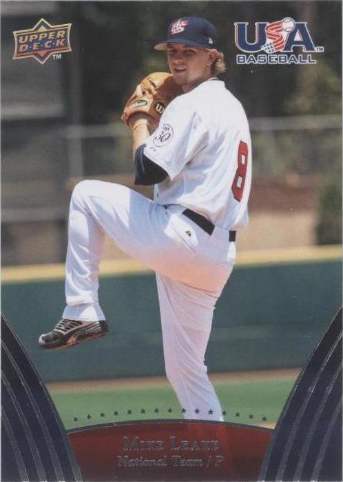 2008 Upper Deck бейсбольные команды США - Mike Leake #13