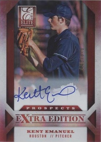 2013 Panini Elite Extra Edition - Kent Emanuel #198