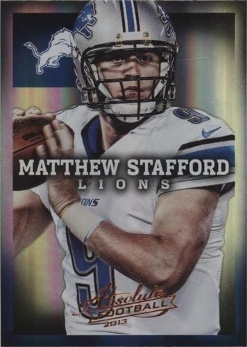 2013 Panini Absolute Matthew Stafford #34