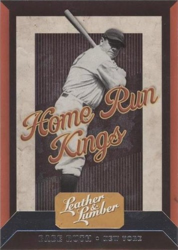 2019 Panini Leather & Lumber - Babe Ruth #HRK-1