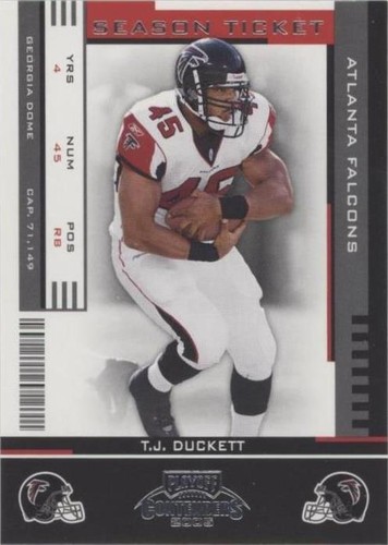 2005 Playoff Contenders T.J. Duckett #5