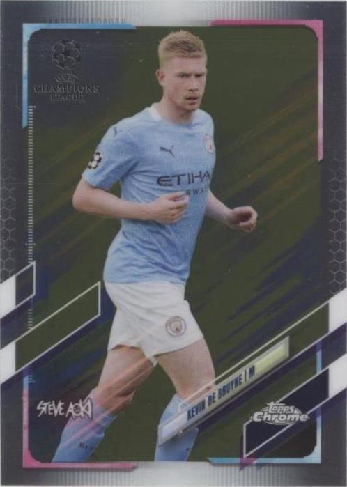 2020-21 Topps Chrome X Steve Aoki UCL Kevin de Bruyne #18