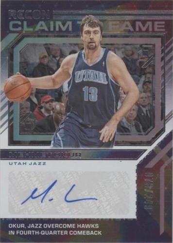 2021-22 Panini Recon - Mehmet Okur #CFS-MOK