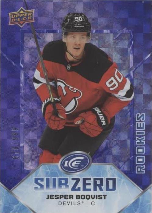 2019-20 Upper Deck Ice - Jesper Boqvist #SZ-13