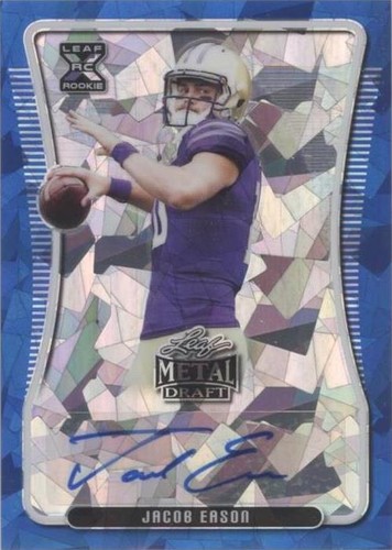 2020 Leaf Metal Draft Jacob Eason #BA-JE1