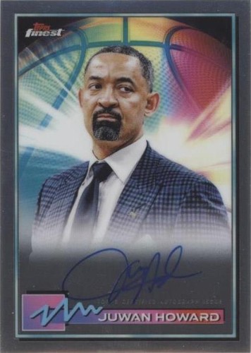 2021 Topps Finest - Juwan Howard #FA-JHW
