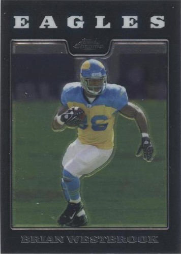 2008 Topps Chrome Brian Westbrook #TC43