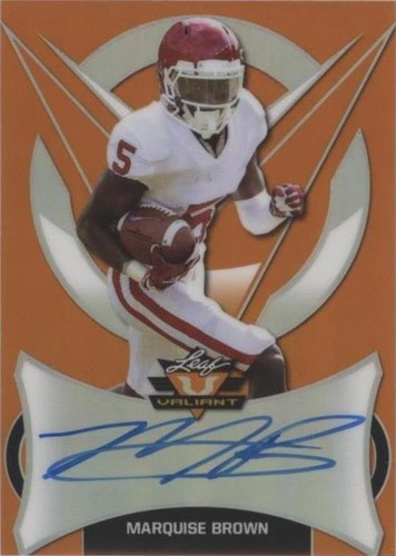 2019 Leaf Valiant Marquise Brown #BA-MB1