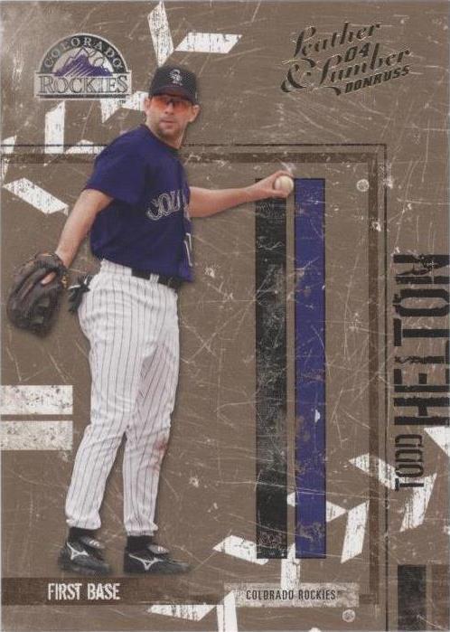 Donruss Leather & Lumber 2004 - Todd Helton #49