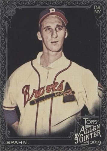 2019 Topps Allen & Ginter's X - Warren Spahn #387