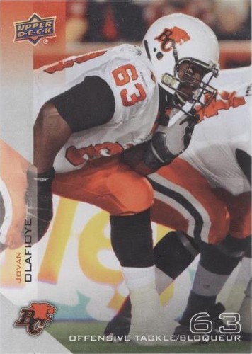 2014 Upper Deck CFL Jovan Olafioye #9