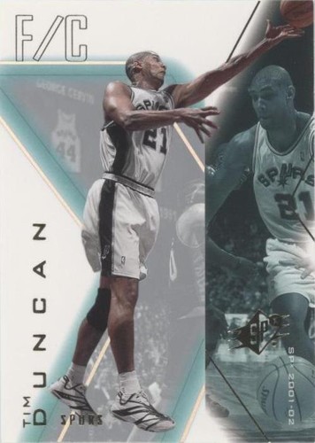 2001-02 SPx - Tim Duncan #76