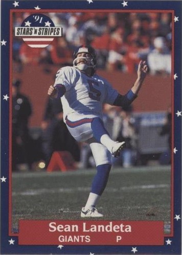 1991 Stars 'n Stripes Sean Landeta #93