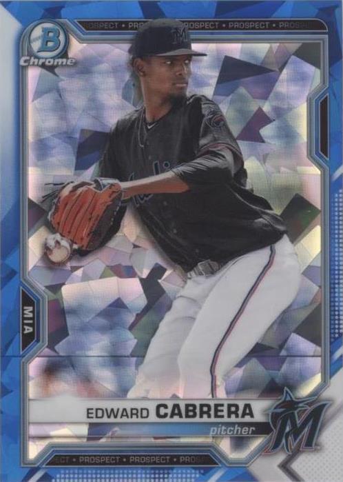 2021 Bowman Sapphire Edition - Edward Cabrera #BCP-141